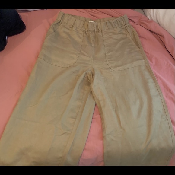 NWT MADEWELL LINEN PANTS - Picture 1 of 5